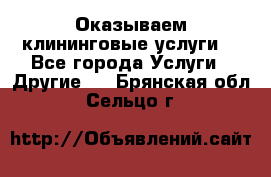 Оказываем клининговые услуги! - Все города Услуги » Другие   . Брянская обл.,Сельцо г.